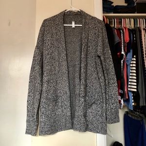 MOVING SALE ✨ Gap Body Gray Marbled Open Cardigan